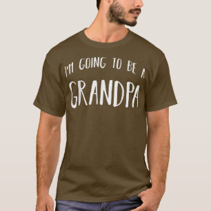 T-shirt Mens Je Vais Être Un Grand-Père Futur