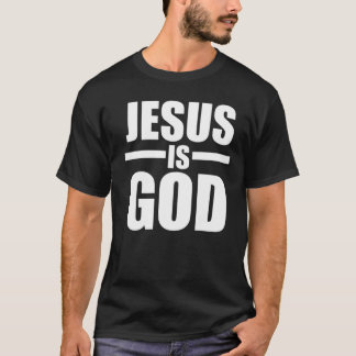 T-shirt Mens Jésus est Dieu T