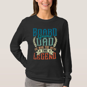 T-shirt Mens Jeu de société Papa La Légende - Tabletop Jeu