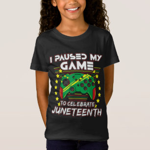 T-Shirt Mens Junet1 Gamer Interrompt Mon Jeu Vidéo 19 Juin