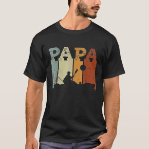 T-shirt Mens Kayak kayak DAD ART vintage - canoë kayake