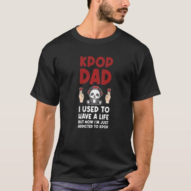 T-shirt Mens kpop papa J'avais une vie kpop papa kpop (Devant)