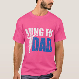 T-shirt Mens Kung Fu Papa Idée Cadeau Cool Kung Fu Combatt