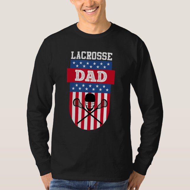 T-shirt Mens Lacrosse Papa (Devant)
