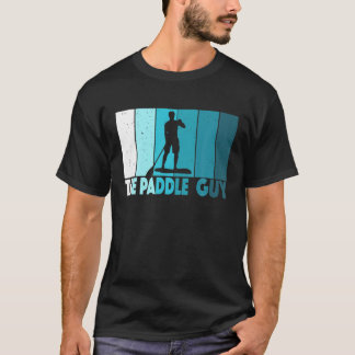 T-shirt Mens Le gars de la pagaie debout Paddling Boy SUP