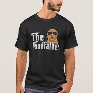 T-shirt Mens Le Parrain Funny Goldendoodle Papa Père
