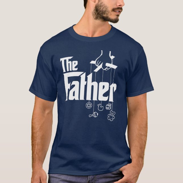 T-shirt Mens Le Père Première Fête des pères Nouveau Papa (Devant)