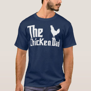 T-shirt Mens Le Poulet Papa Fermier Père Poulet
