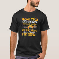 Mens Leopard Gecko Pet Lizard Humour Enseigner Vot