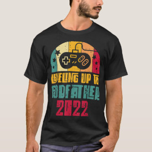 T-shirt Mens Leveling Jusqu'À Godfather 2022 Game Controll