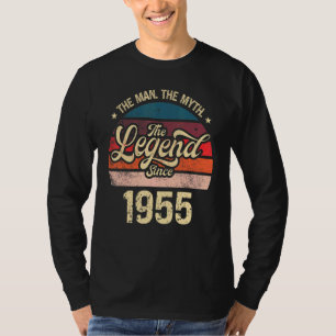 T-shirt Mens L'Homme Le Mythe La Légende Depuis 1955 Anniv