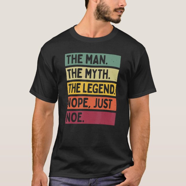 T-shirt Mens L'Homme Le Mythe La Légende Non Juste Un Qu (Devant)