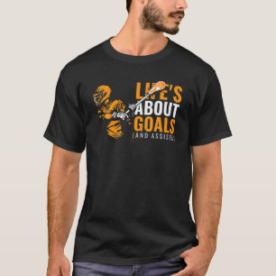 T-shirt Mens Life's About Buts Lacrosse For Boys Lacrosse