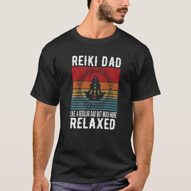 T-shirt Mens Lightworker Pour Reiki Master & Reiki Practic (Devant)