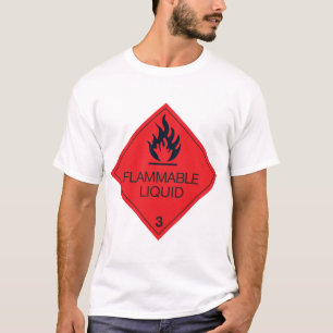 T-shirt Mens liquides inflammables