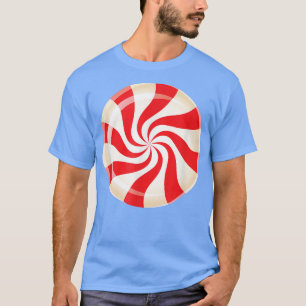 T-shirt Mens lollipop sucre de canne doux lollipop menthe 