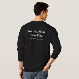 T-shirt Mens Long Sleeve - Original GRC Logo blanc