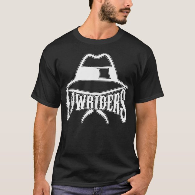 T-shirt Mens Lowrider Hat LA Chicano Cholo Los Angeles (Devant)