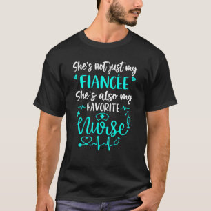 T-shirt Mens Ma Fiancée Est Une Infirmière Fière Infirmièr
