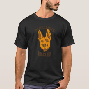 T-shirt Mens Malinois Papa Chien Propriétaire Belge Malino