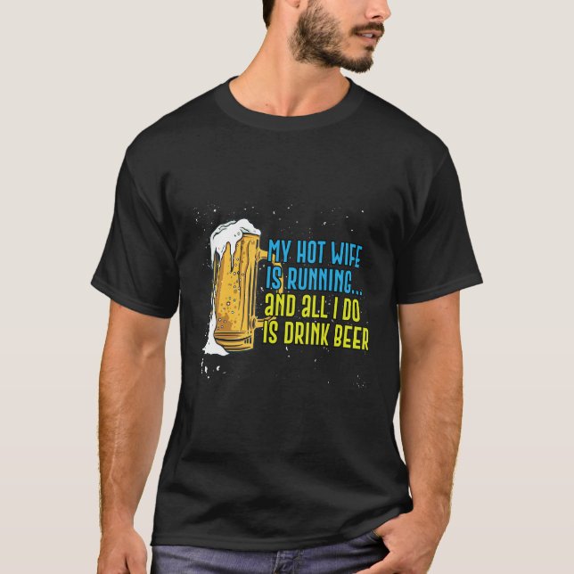T-shirt Mens Marathon Runner et Cross Country Runner Bee (Devant)