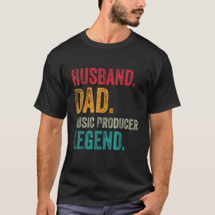 T-shirt Mens Mari Papa Producteur De Musique Fabriquant Du