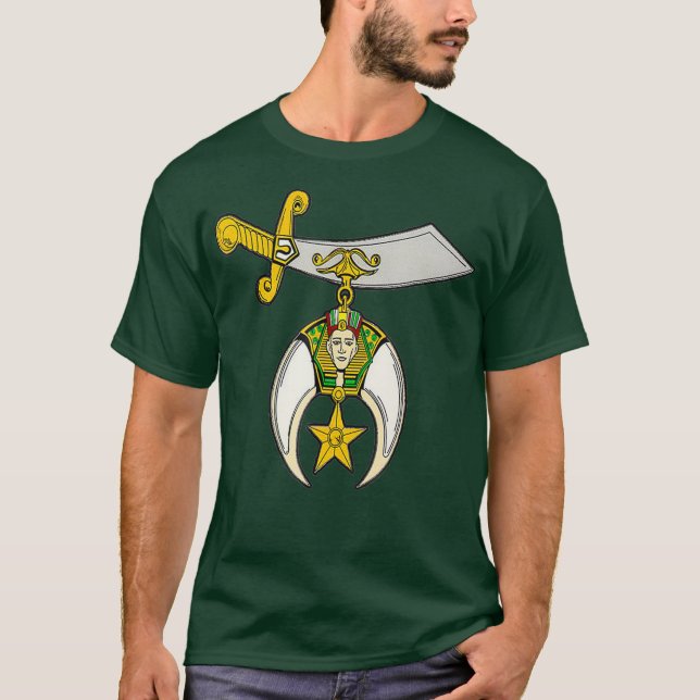 T-shirt Mens Masonic Shriner (Devant)