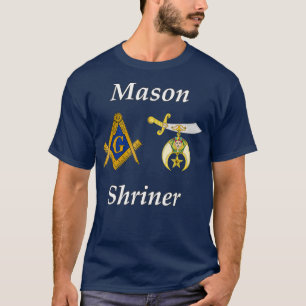 T-shirt Mens Masonic Shriner Split T Mason Shrine Noble