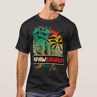 T-shirt Mens Matching Family Papawsaurus TRe Fête des père