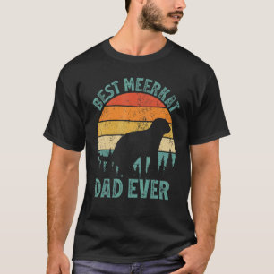 T-shirt Mens Meerkat Vintage Meerkat Papa toujours père Me