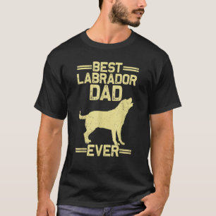 T-shirt Mens Meilleur Labrador Design pour papa Hommes Lab
