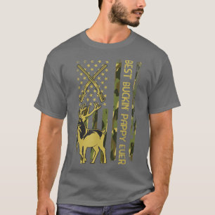 T-shirt Mens Meilleur Sanglier Jour Deer Chasse Buckin C
