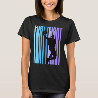 T-shirt Mens Mens 48e Anniversaire Basketball 48 Aujourd'h