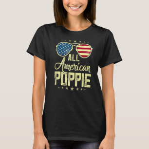 T-shirt Mens Mens 4 juillet Famille Matching All American