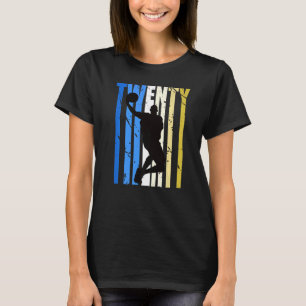 T-shirt Mens Mens Basketball 20e Anniversaire Pour Les Ven