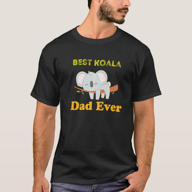 T-shirt Mens Mens Best Koala Ever Daddy Koala Bear Animal  (Devant)