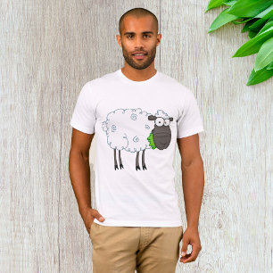 T-shirt Mens Mens de moutons laineux