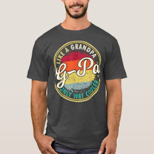 T-shirt Mens Mens GPa comme un grand-père seulement chemin