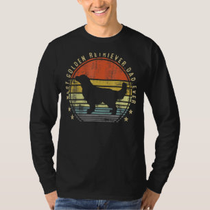 T-shirt Mens Mens Meilleur Golden Retriever Papa Jamais Da