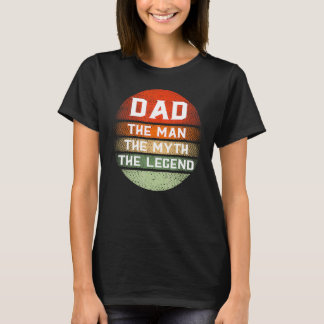 T-shirt Mens Mens Papa Homme Mythe Légende Papa Père Père 