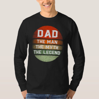 T-shirt Mens Mens Papa Homme Mythe Légende Papa Père Père 