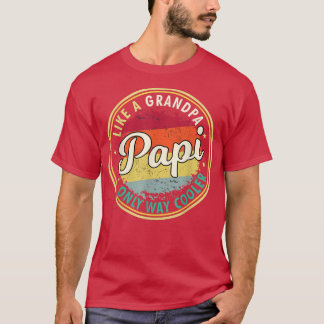 T-shirt Mens Mens Papi comme grand-père seulement chemin g