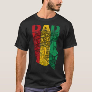 T-shirt Mens Mens Strong Black Papa King African American 