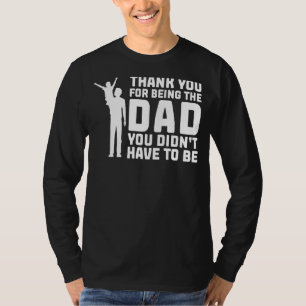 T-shirt Mens Merci D'Être Papa Stepdad
