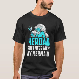 T-shirt Mens Merdad Mermaid Papa Mari