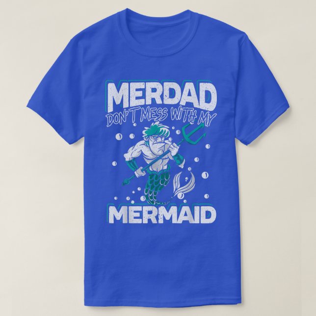 T-shirt Mens Merdad n'a pas de mal avec ma sirène sécurité (Design devant)