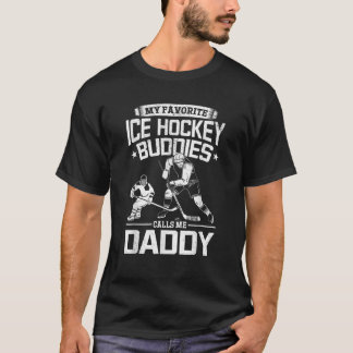 T-shirt Mens Mes Épouses De Hockey Sur Glace Préférées M'A