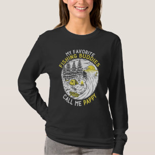 T-shirt Mens Mes Épouses De Pêche Préférées Appelez-Moi Pa