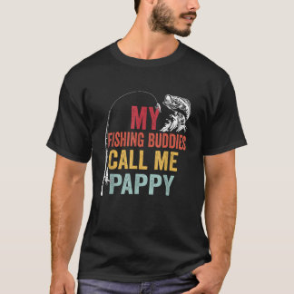 T-shirt Mens Mes Épouses De Pêche Préférées Appelez-Moi Pa