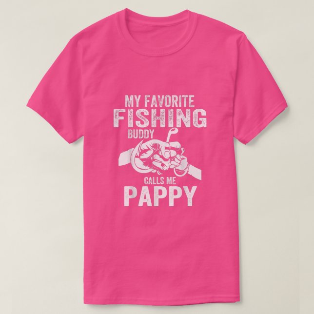 T-shirt Mens Mes Épouses De Pêche Préférées Appelez-Moi Pa (Design devant)